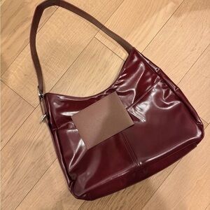 Kaia and more Burgundy Shoulder Bag
